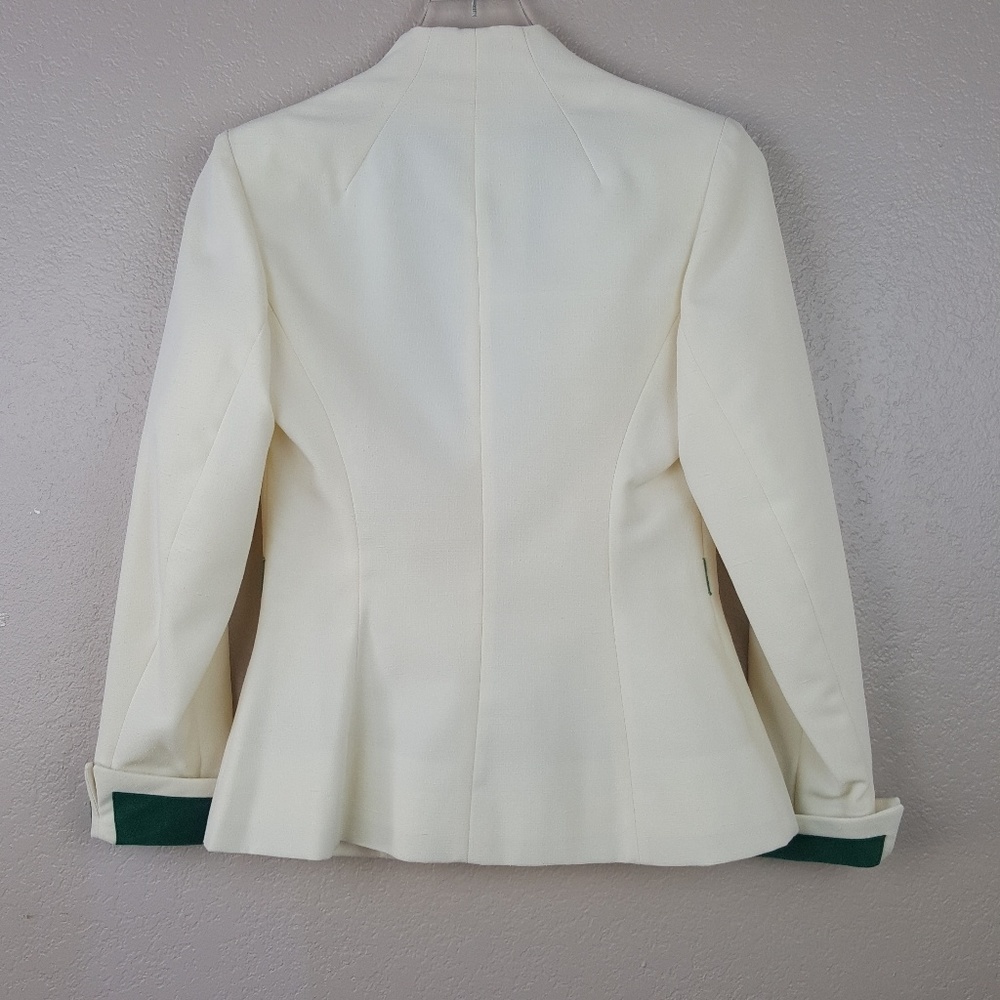 RARE Vintage Designer Lilli Ann Adolph Schuman Suede Lapel Blazer Suit Coat - Picture 3 of 8